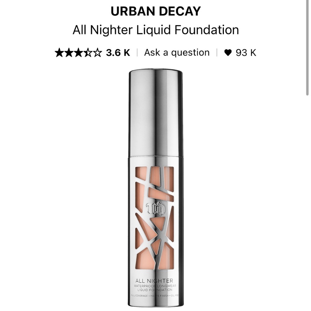 Urban Decay Liquid foundation